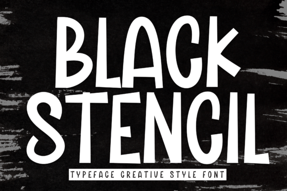 Black Stencil Font: Boost Your Brand's Personality and Professionalism