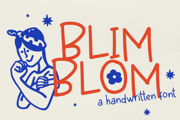 Blimblom: A Script Font with a Heartbeat