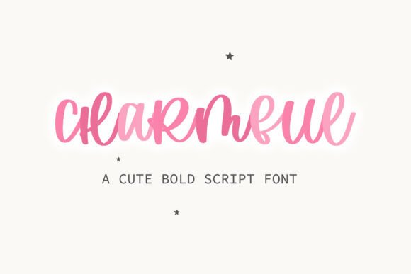 Charmful: The Handwritten Font for Editorial Personality