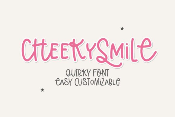 Cheeky Smile: A Handwritten Font for Warmhearted Crafts