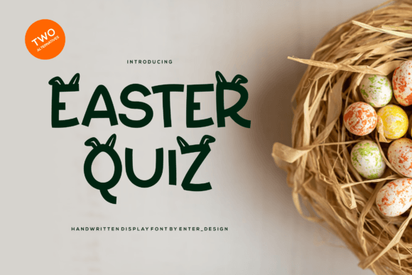 Easter Quiz: The Handwritten Font Designed for Modern Marketers