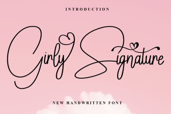 Girly Signature Font: A Fresh Take on Editorial Elegance