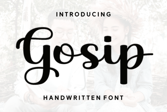 Gosip: A Calligraphy Font for Digital Elegance
