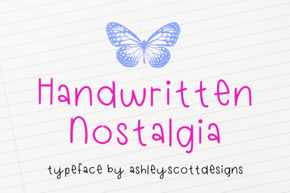 Handwritten Nostalgia: The Font That Gives Your Brand a Personal Touch