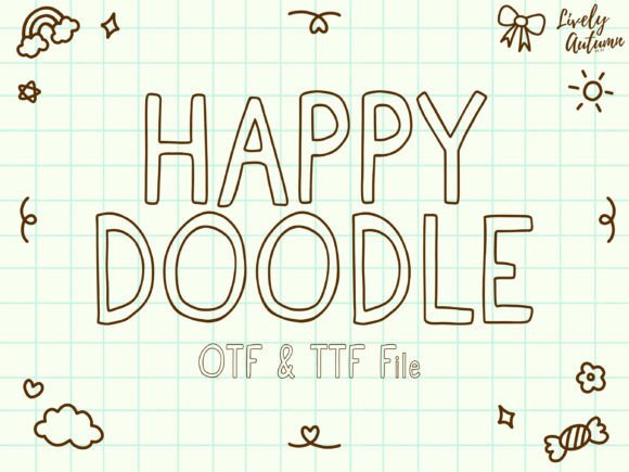 Happy Doodle Font: Your Secret Weapon for Scroll-Stopping Visuals