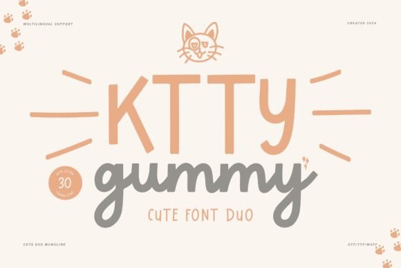 Ktty Gummy Font: A Friendly Script for Creative Campaigns