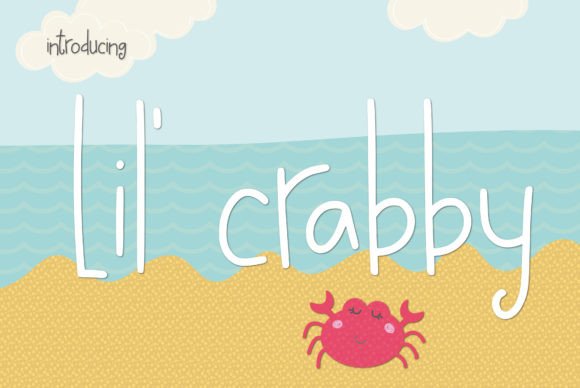 Lil Crabby: A Whimsical Handwritten Font for Playful Campaigns