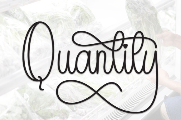Quantity: A Sweet & Friendly Font for Creative Projects