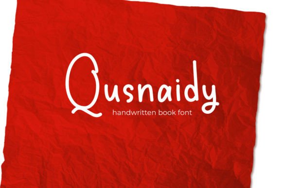 Qusnaidy: The Elegant Handwritten Font for Editorial Storytelling