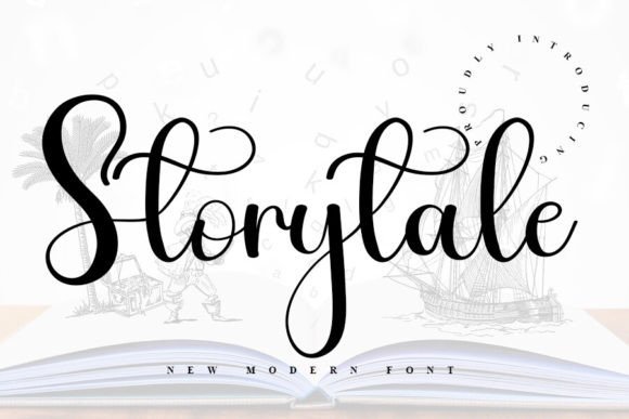 Storytale: A Modern Handwritten Font for Elegant Digital Design