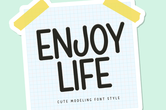 The Enjoy Life Font: A Review for Editorial Mood & Content Structure