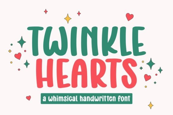 Twinkle Hearts: The Font That Adds Warmth to Your Crafted Products