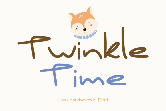 Twinkletime Font: The Cute Handwritten Typeface for Your Craft Projects