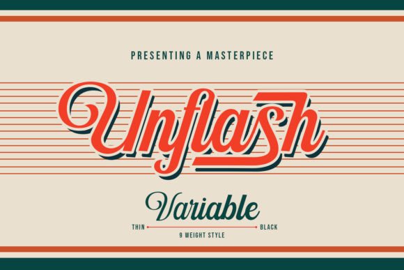 Unflash: A Script Font That Adds Modern Warmth to Web Design