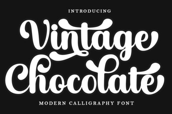 Vintage Chocolate: A Font That Feels Like a Quiet Morning