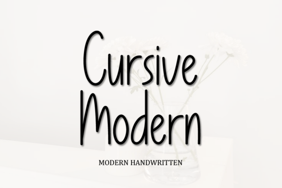 Your Handmade Touch: The Cursive Modern Font